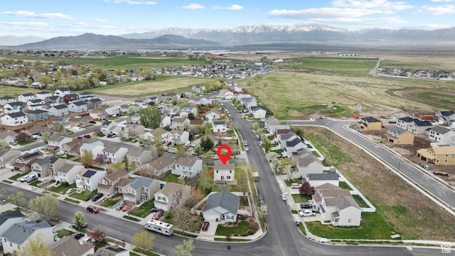 718 N 410 W, Tooele, UT 84074 - bird's eye view featuring a residential view and a mountain view