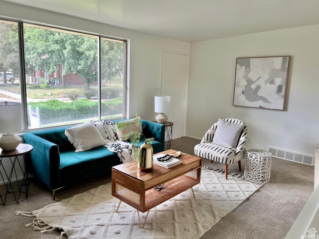 394 E Bridlewood Dr S, Salt Lake City, UT 84107 - carpeted living area with visible vents