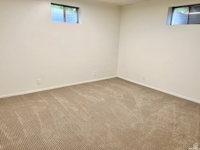394 E Bridlewood Dr S, Salt Lake City, UT 84107 - below grade area with carpet floors and baseboards