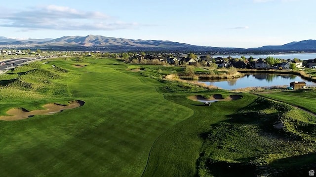 1137 S Topaz Rd, Saratoga Springs, UT 84045 - aerial view of property's location featuring a water and mountain view and a golf club