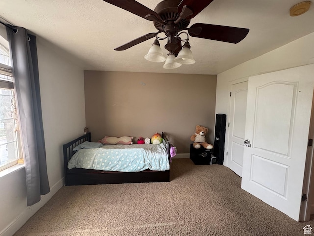1137 S Topaz Rd, Saratoga Springs, UT 84045 - bedroom with carpet, baseboards, and ceiling fan