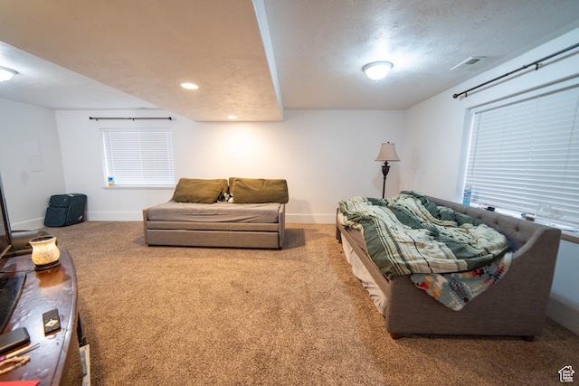 1137 S Topaz Rd, Saratoga Springs, UT 84045 - living room with carpet flooring, baseboards, and recessed lighting