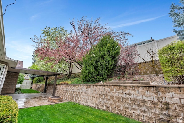 253 Ridge Rd, Orem, UT 84057 - view of yard with a fenced backyard and a patio