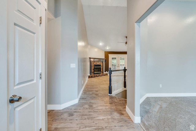 253 Ridge Rd, Orem, UT 84057 - hallway featuring light wood finished floors and baseboards