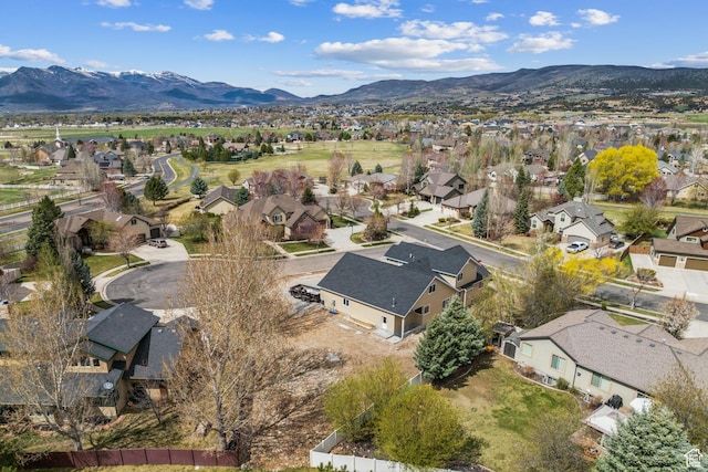 1121 Fieldstone Ct, Heber City, UT 84032 - aerial view with a mountain view and a residential view