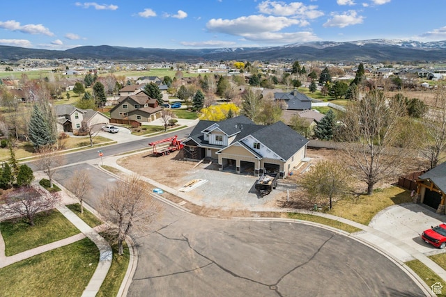 1121 Fieldstone Ct, Heber City, UT 84032 - aerial view with a mountain view and a residential view
