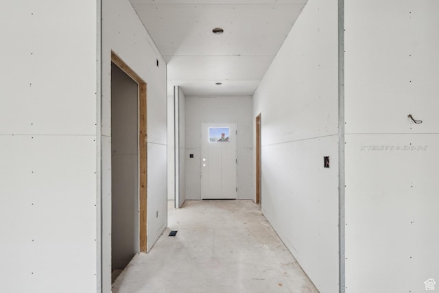 1121 Fieldstone Ct, Heber City, UT 84032 - corridor with unfinished concrete flooring