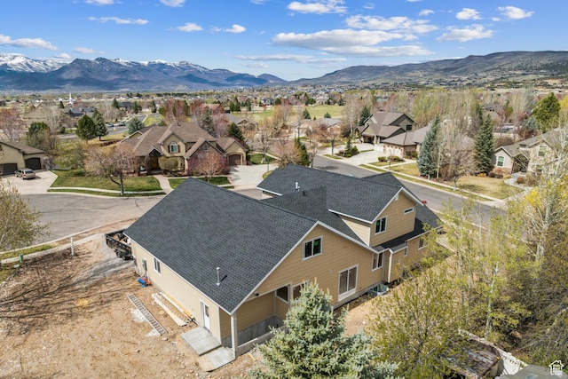 1121 Fieldstone Ct, Heber City, UT 84032 - birds eye view of property with a mountain view and a residential view