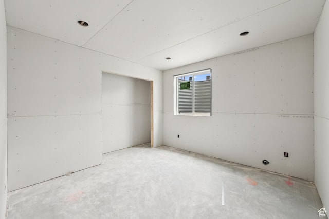 1121 Fieldstone Ct, Heber City, UT 84032 - unfurnished room with unfinished concrete floors