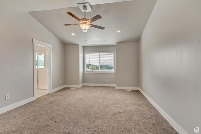 462 S 1430 E Unit 114, Tooele, UT 84074 - unfurnished room featuring baseboards, a wealth of natural light, a ceiling fan, and light colored carpet
