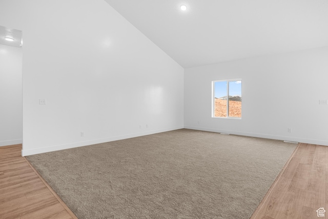 1975 S Marigold Way Unit 433, Santaquin, UT 84655 - bonus room with light wood-style floors and high vaulted ceiling