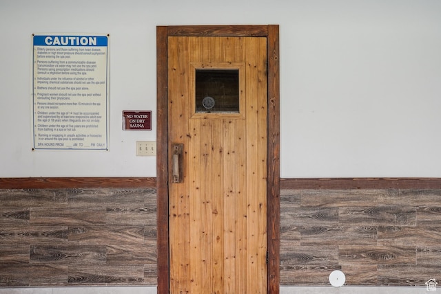 view of room details