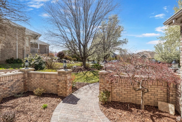 exterior space with fence