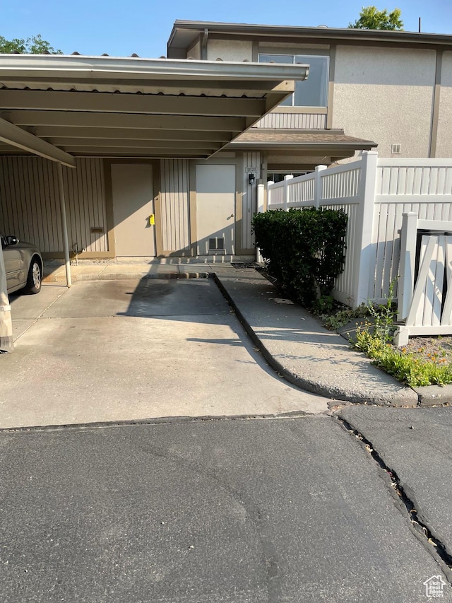 1525 E 5700 S, Murray, UT 84121 - view of parking featuring fence