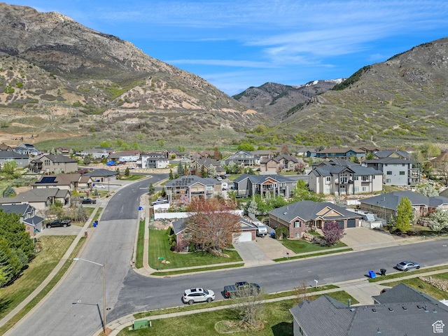 2838 N 1375 E, North Ogden, UT 84414 - drone / aerial view featuring a residential view and a mountain view