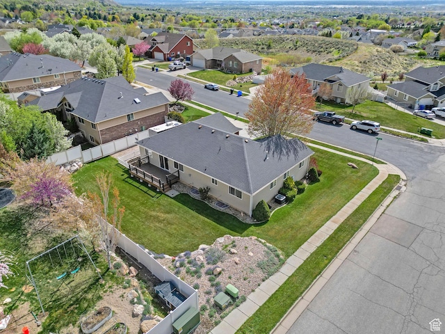 2838 N 1375 E, North Ogden, UT 84414 - birds eye view of property with a residential view