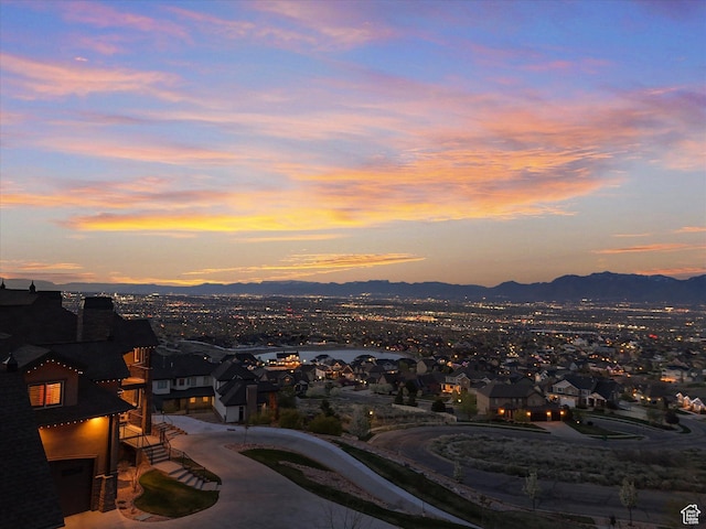 15146 S Secret Canyon Cir, Herriman, UT 84096 - exterior space with a residential view and a mountain view