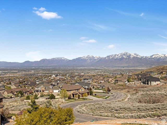15146 S Secret Canyon Cir, Herriman, UT 84096 - view of mountain feature with a residential view