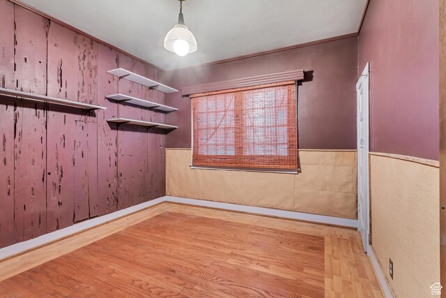 2481 Van Buren Ave, Ogden, UT 84401 - unfurnished room featuring wainscoting and wood finished floors