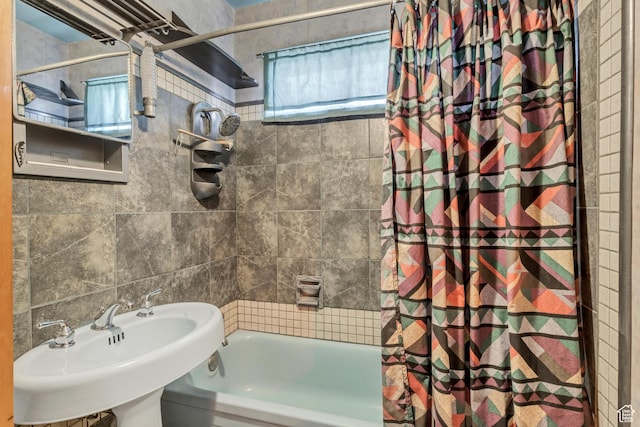 2481 Van Buren Ave, Ogden, UT 84401 - full bath featuring shower / tub combo and a sink