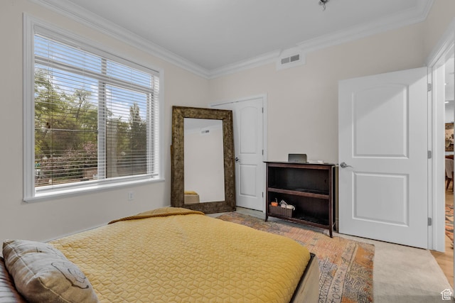 3944 S 900 E Unit 203, Millcreek, UT 84124 - bedroom with ornamental molding and visible vents