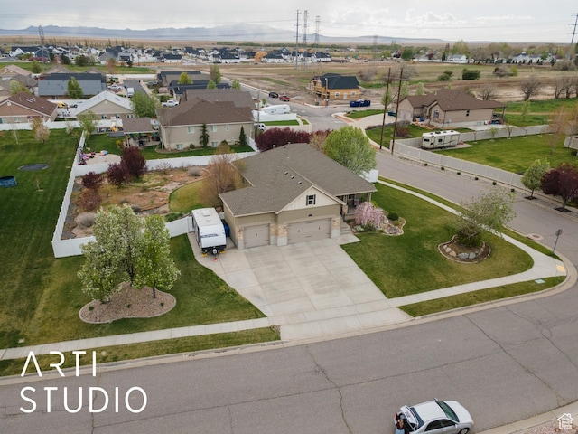 277 N Havenwood Dr W, Kaysville, UT 84037 - aerial view featuring a mountain view and a residential view