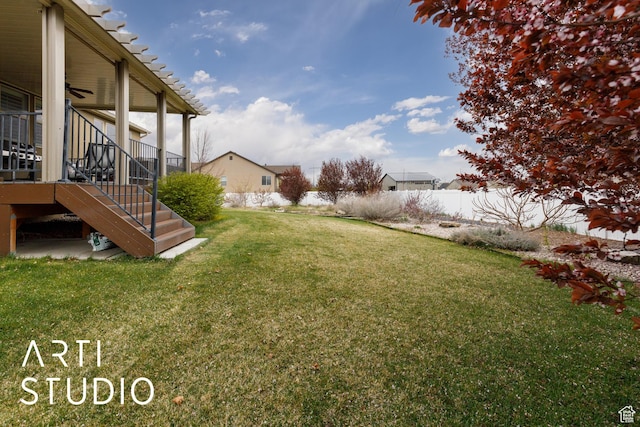 277 N Havenwood Dr W, Kaysville, UT 84037 - view of yard with stairway