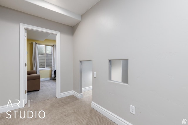 277 N Havenwood Dr W, Kaysville, UT 84037 - hallway with carpet floors and baseboards