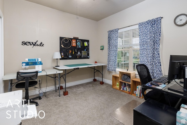 277 N Havenwood Dr W, Kaysville, UT 84037 - carpeted home office with baseboards