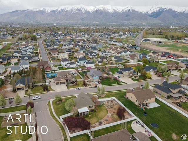 277 N Havenwood Dr W, Kaysville, UT 84037 - bird's eye view with a residential view and a mountain view