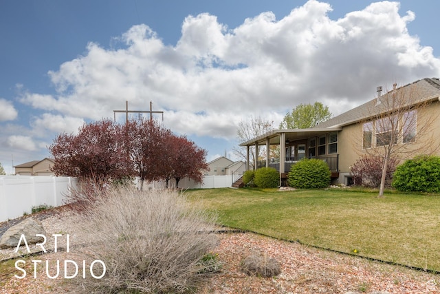 277 N Havenwood Dr W, Kaysville, UT 84037 - view of yard featuring fence