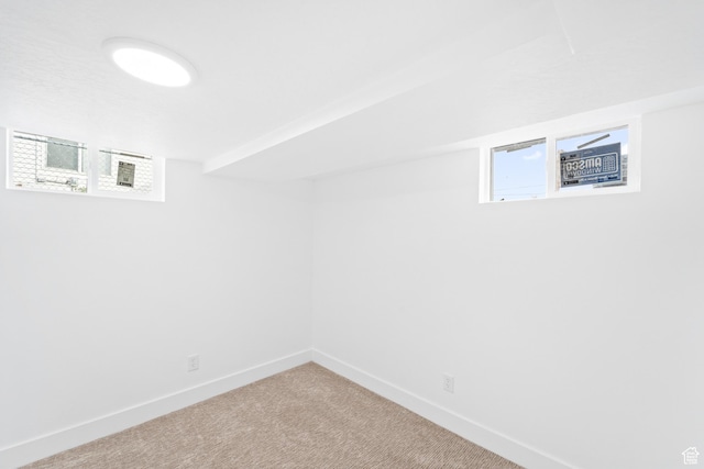 1131 W Simondi Ave N, Salt Lake City, UT 84116 - basement with baseboards and light colored carpet