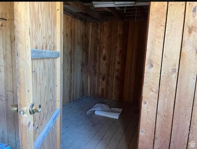 3440 S 4000 E, Vernal, UT 84078 - basement with wooden walls and wood finished floors