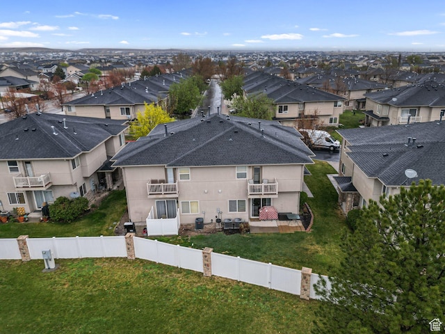6661 W Merlot Way, West Jordan, UT 84081 - birds eye view of property with a residential view