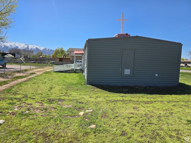380 N 200 W, Fillmore, UT 84631 - view of outbuilding with fence and a mountain view