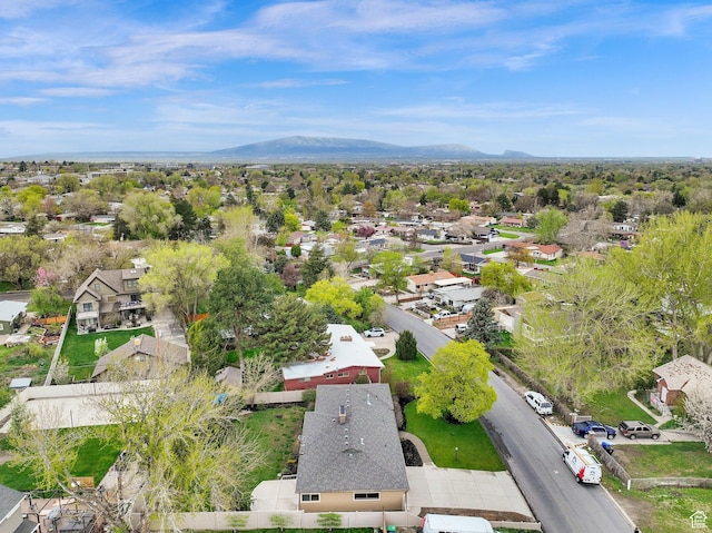 1936 E La Cresta Dr, Cottonwood Heights, UT 84121 - aerial view featuring a mountain view and a residential view