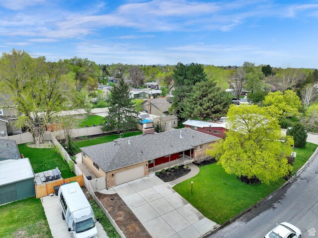 1936 E La Cresta Dr, Cottonwood Heights, UT 84121 - aerial view with a residential view