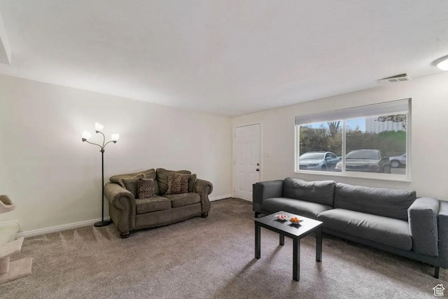 1465 W Arthur Dr, Provo, UT 84601 - carpeted living room featuring baseboards and visible vents