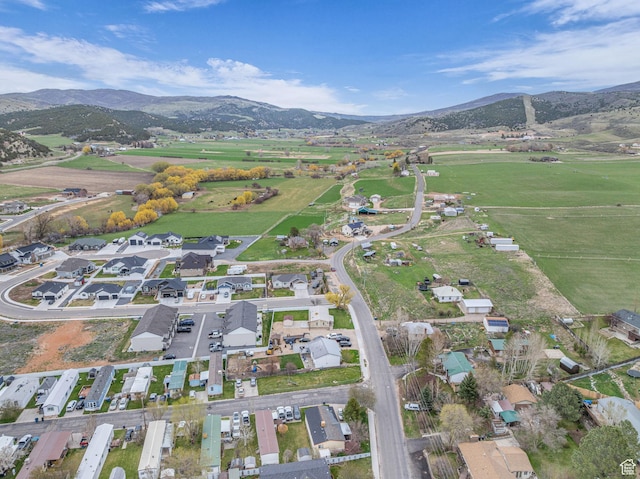 345 E 100 S, Coalville, UT 84017 - birds eye view of property with a mountain view