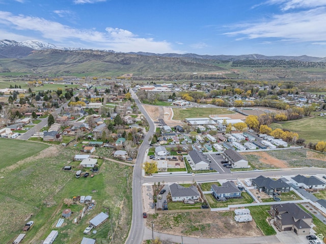 345 E 100 S, Coalville, UT 84017 - drone / aerial view with a mountain view and a residential view