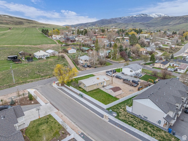 345 E 100 S, Coalville, UT 84017 - birds eye view of property with a mountain view and a residential view