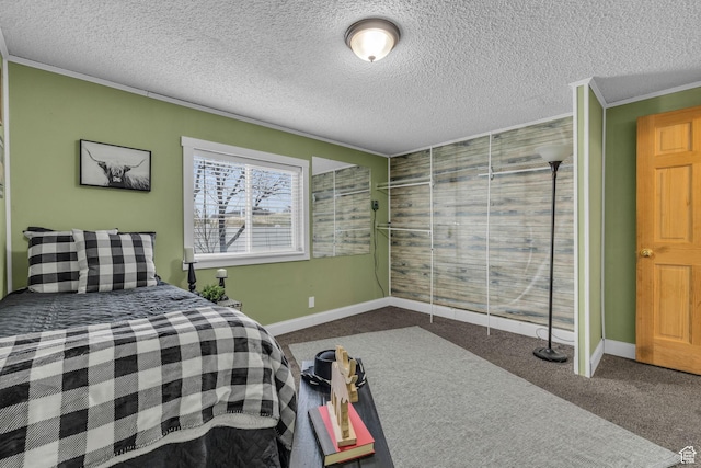 345 E 100 S, Coalville, UT 84017 - bedroom featuring a textured ceiling, baseboards, and carpet floors