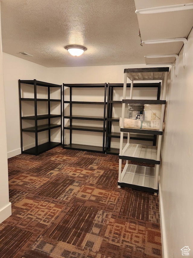 view of storage area