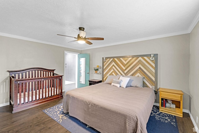 275 E 1st S, Preston, ID 83263 - bedroom with wood finished floors, crown molding, and baseboards