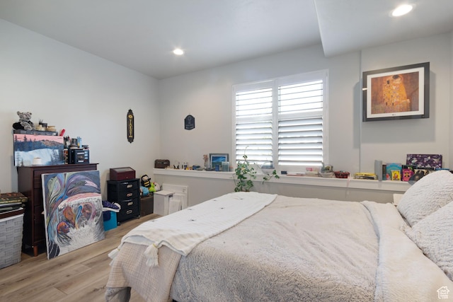 6982 W Majestic View Ln S, Herriman, UT 84096 - bedroom with recessed lighting and wood finished floors