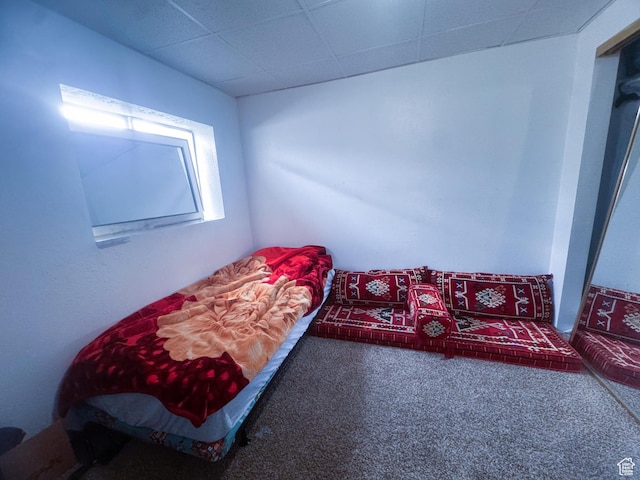 1689 W Crystal Ridge Dr S, West Jordan, UT 84084 - bedroom featuring carpet flooring and a paneled ceiling