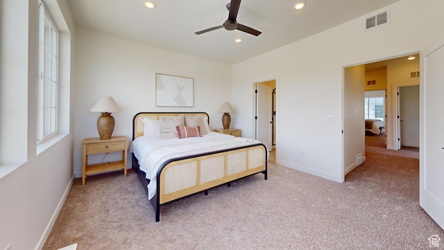 1822 S 930 E Unit 541, Heber City, UT 84032 - bedroom featuring baseboards, visible vents, and recessed lighting
