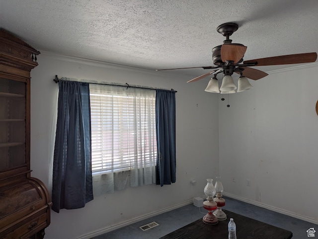 1006 S 1040 W, Payson, UT 84651 - spare room featuring ceiling fan and a textured ceiling
