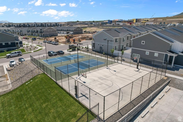 bird's eye view featuring a residential view