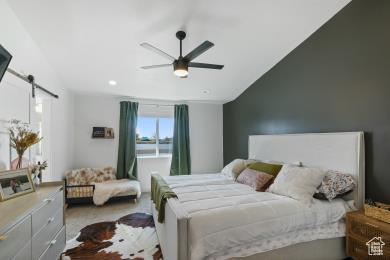 1065 W 275 S, Tremonton, UT 84337 - bedroom with ceiling fan